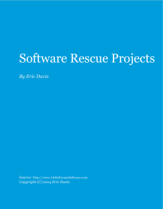 Software Rescue Projects cover